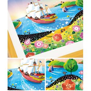 絵画 インテリア 朝日 海 (輝きの朝/LLサ...の詳細画像1