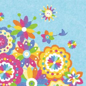 絵画 インテリア 壁掛け (幸せの花束 虹色/...の詳細画像3