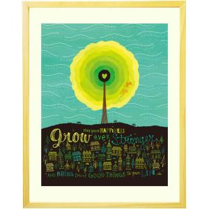 絵画通販 笑顔 癒し Happy Vision 元気が出る絵画 明るい絵画 Yahoo ショッピング