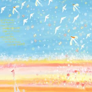 絵画 インテリア 癒し (あふれる命/Mサイズ...の詳細画像1