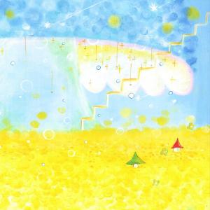 絵画 インテリア 菜の花畑 (Kibou 希望...の詳細画像2