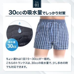 日本製防水布使用 ちょい漏れ トランクス 吸水...の詳細画像2