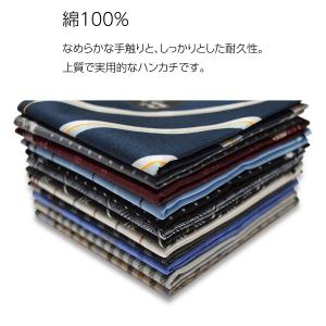 ハンカチ メンズ 5枚セット 日本製 綿100...の詳細画像2
