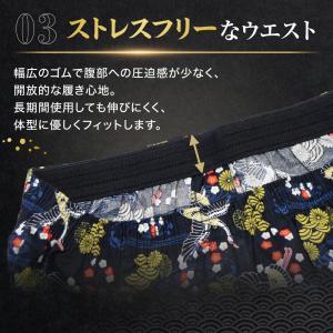 和柄 トランクス メンズ 下着 2枚 セット ...の詳細画像3