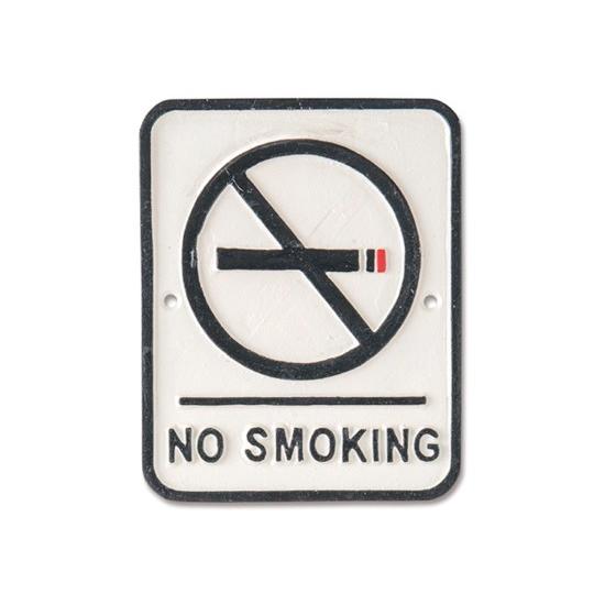 アイアンプレート（no smoking）　サインプレート　インダストリアル