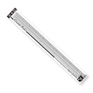 ORIONS グランデ方眼みぞ付カッティング定規 50cm GCT-50