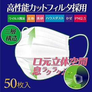 三層構造 口元空間ドーム型マスク やや大きめサ...の詳細画像3