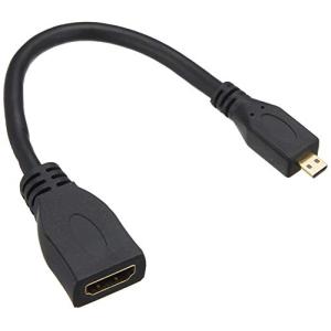 エレコム micro HDMI - HDMI 変換ケーブル 10cm ブラック TB-HDAD2BK