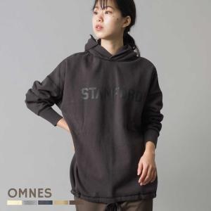 レディース トップス フリーサイズ OMNES 裏起毛スウェット