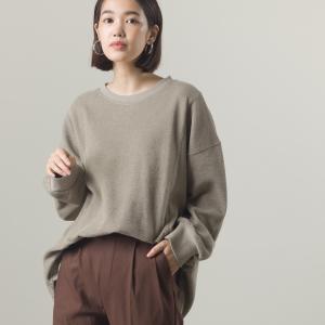 OMNES 裏毛裏使い スウェットプルオーバー  レディース