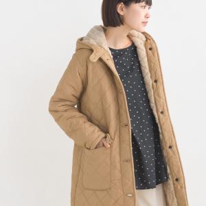 OMNES 裏ファー高密度ナイロンキルティングジャケット