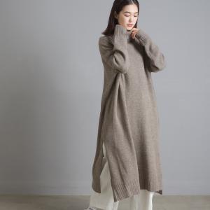 サイドスリットニットワンピースの商品一覧 通販 Yahoo ショッピング