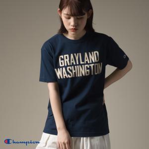 Champion Tシャツ 20SS  春夏新作 キャンパス チャンピオン C3-R322 レディース 半袖 カジュアル ロゴ Mサイズ｜haptic