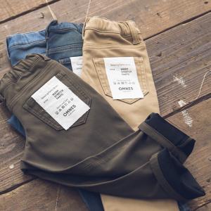 OMNES Another Edition キッズ 裏起毛ボンディングパンツ