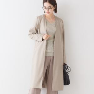 OMNES Another Edition ストレッチカチオン ノーカラージャケット