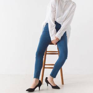 ハイウエストストレッチデニムスキニーパンツ Sサイズ Mサイズ Lサイズ レディース パンツ ジーンズ レギパン ロング ストレッチ ボトムス