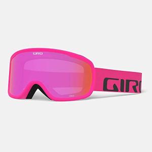 Giro Cruz Adult Snow Goggle Bright Pink Wordmark Strap with Amber Pink Lenの商品画像