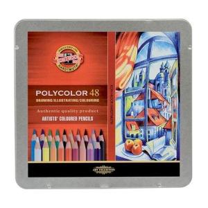 KohINoor Polycolor 48 Pencil Tin Set