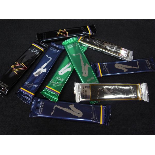 ◎【新品・バラ売り取り混ぜ6枚・アソート】バンドレンリード・テナーサックス用・サイズ3半・お試し用