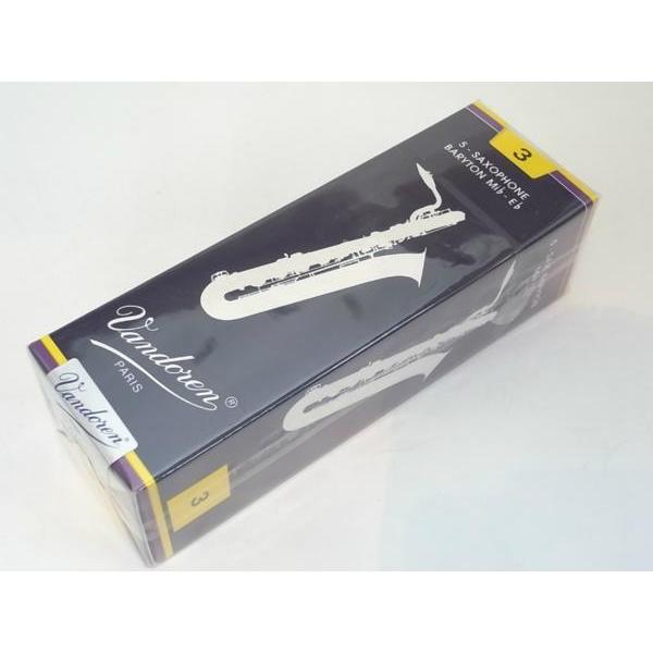 ■【新品・定番】バンドレン・リード・バリトンサックス用・青箱・サイズ3・トラデショナル