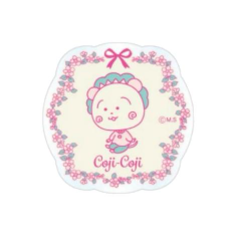COJI-COJI 30th Anniversary　アクリルステッカー　コジコジプチフラワー