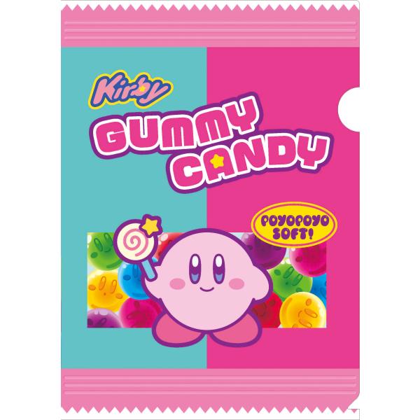 KIRBY'S PUPUPU MARKET　オリジナル　クリアファイル　カービィのグミキャンディ