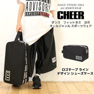 CHEER チアー ロゴテープ ライン デザイン シューズケース