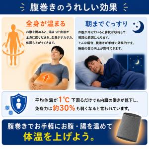 腹巻き 腹巻 メンズ シルク in コットン ...の詳細画像2