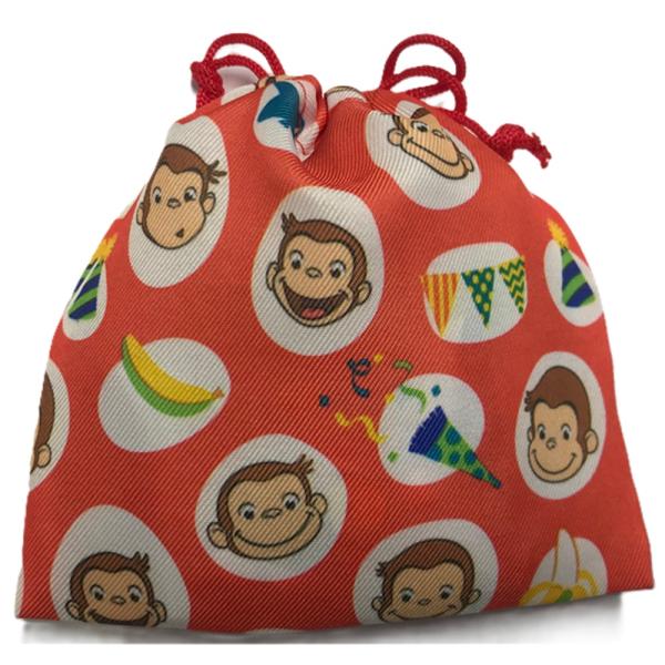 駄菓子 詰め合わせ おさるのジョージ 巾着袋入り120円 お菓子３品入り 子供会 イベント用 景品 ...