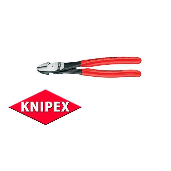 メール便可 KNIPEX クニペックス 強力型斜ニッパー 7401-180 *