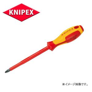 KNIPEX クニペックス 絶縁工具 ポジドライブドライバー  9825-02｜haratool