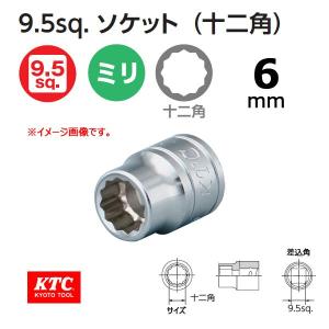 ちー② KTC 1/2-12.7sp. インチディープソケット 六角 B4L-13/16 | ハーレー