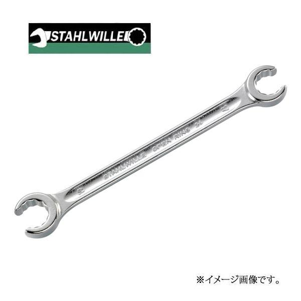 スタビレー フレアナットレンチ オープンリングスパナ （12角） 24-14X17mm