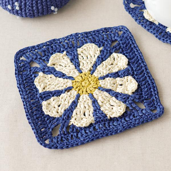 【編みチャレ便】編み物キット モチーフコレクション 2025 August かわいい 秋冬 秋 冬 ...