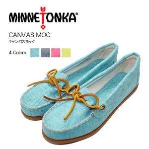 ミネトンカ MINNETONKA モカシン CANVAS M...