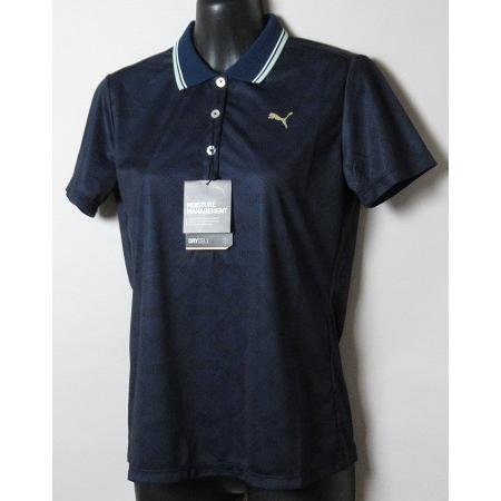 プーマ /PUMA ゴルフ　半袖ポロシャツ  レディス/Mサイズ/923992/新品/ネイビー