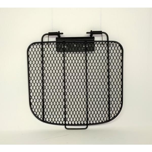 スクーター用フロントバスケットカバー(フタ) ミニバイク スクーターメッシュバスケットバネ式カバー ...