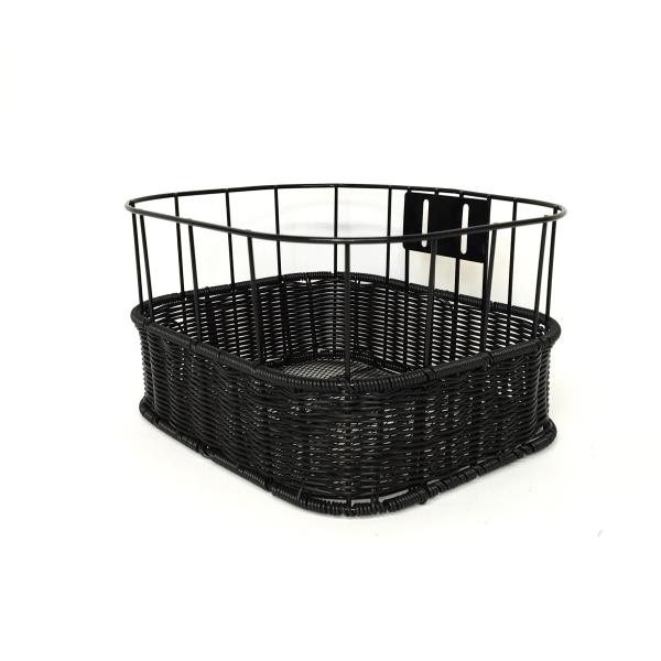 自転車用バスケットNCV-01BL／子供用自転車籐風前カゴ 子供用自転車籐風バスケット 籐風バスケッ...