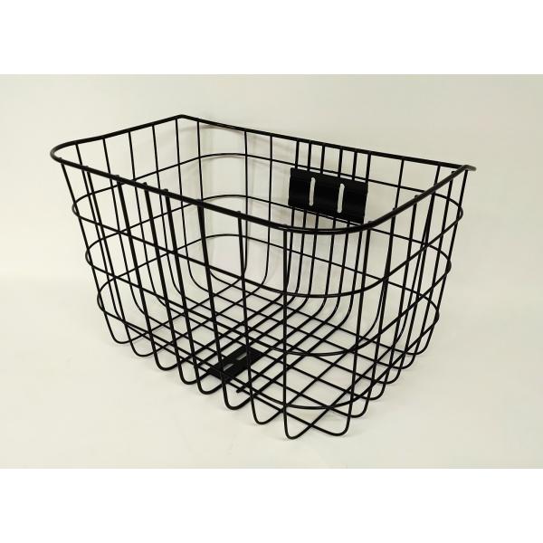 ドデカワイヤーバスケットSINW01.BL 大きい自転車カゴ ワイヤーカゴ ワイド自転車前カゴ ワイ...