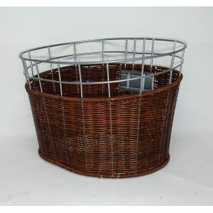 challenge21【自転車と同梱発送だと送料無料】 自転車専用籐風前カゴ