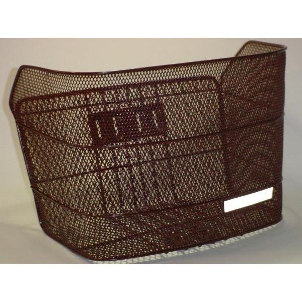 ワイドメッシュバスケットW-225CH 大きい 自転車カゴ バスケット メッシュバスケット ブラウン...
