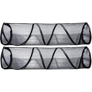 Gaorui猫トンネル 折り畳み式 大きいペットテント 猫のテントをつなぐトンネル 大きいペットテント折りたたみ式猫テント用 2つセ