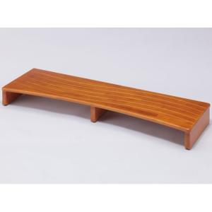 玄関台 幅120cm ブラウン 木製ステップ 玄関用 台 踏み台