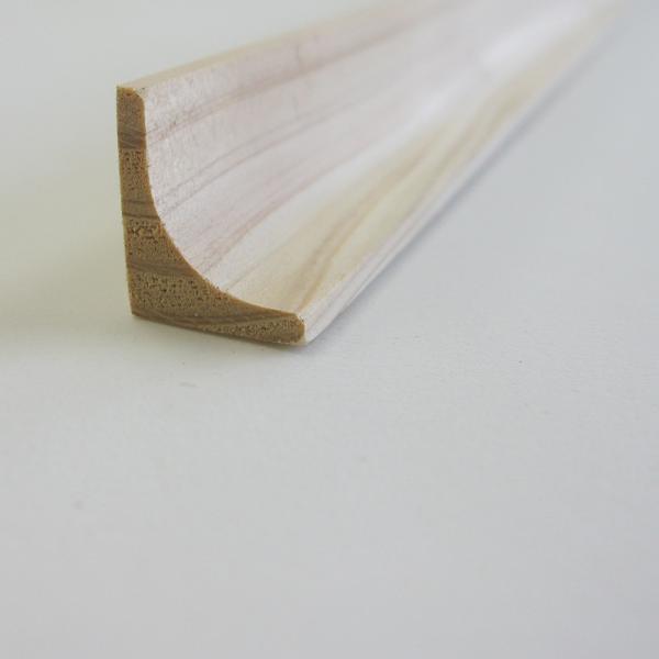 桧モールディング　OH-5　（15×15×1950mm） 巾木 畳寄せ 枠材 DIY 木材