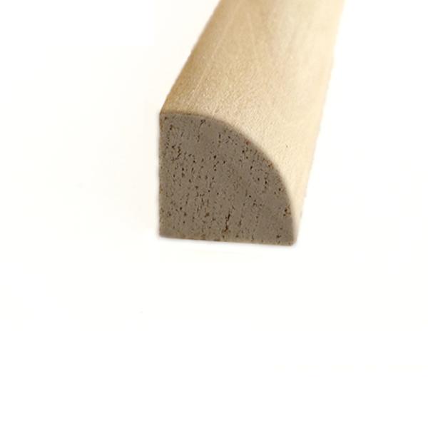イエローポプラモールディング　OK-04　（12×12×2743mm）（1本） 巾木 畳寄せ 枠材 ...