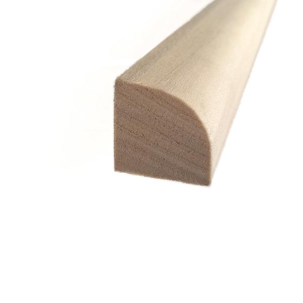 イエローポプラモールディング　OK-15　（16×16×2743mm）（1本） 巾木 畳寄せ 枠材 ...