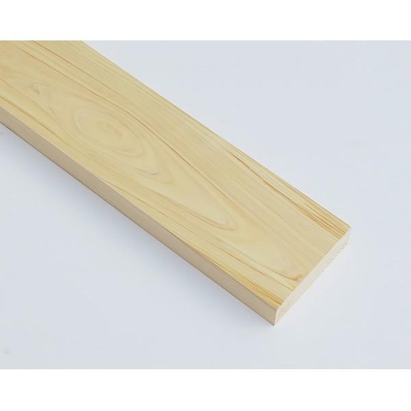 桧 枠材 （40×135×2100mm） モールディング 巾木 畳寄せ DIY 木材