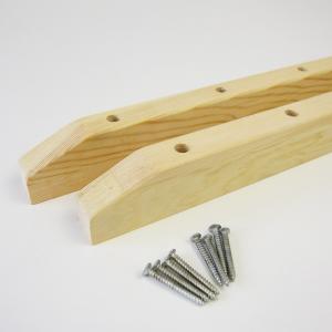 テーブルトップ反り止め 70cm 2本入り ビス8本付属 （25×40×700mm） 机 天板 工作 補強材 集成材 カウンター デスク DIY
