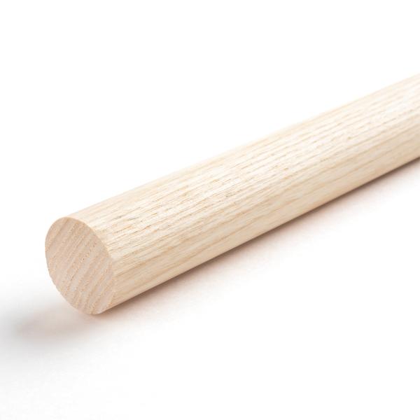 ホワイトアッシュ丸棒 （直径28×1820mm） Φ28mm 長さ1820mm 無塗装 DIY 木材
