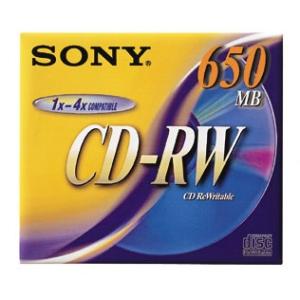 【中古・未使用品】SONY 10CDRW650D データ用CD-RWメディア
